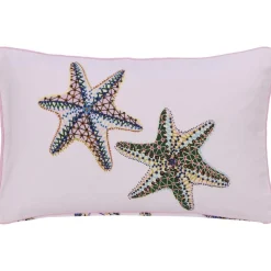 Copricuscino Reversibile In Cotone Organico Con Motivo Stelle Marine Tory*Westwing Collection Best