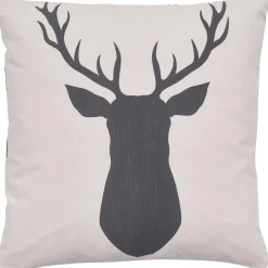 Copricuscino Reversibile In Cotone Organico Deer*Westwing Collection Hot