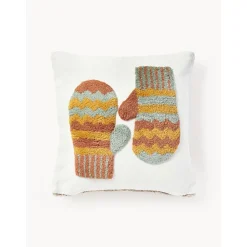 Copricuscino Reversibile In Tessuto Capitonne Con Motivo Invernale Nathaniel*Westwing Collection Outlet