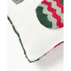 Copricuscino Reversibile In Tessuto Capitonne Con Motivo Invernale Nathaniel*Westwing Collection Discount