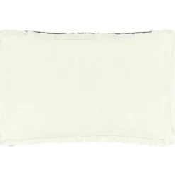 Copricuscino Reversibile Color Grigio Chiaro Con Frange Loran*Westwing Collection Sale