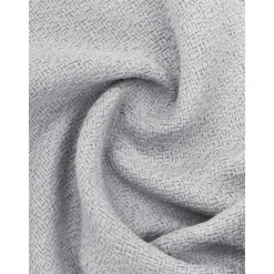 Copricuscino Reversibile Color Grigio Chiaro Con Frange Loran*Westwing Collection Sale