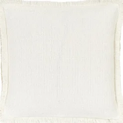 Copricuscino Reversibile Beige Con Frange Loran*Westwing Collection Sale