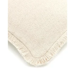 Copricuscino Reversibile Beige Con Frange Loran*Westwing Collection Sale