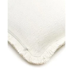 Copricuscino Reversibile Beige Con Frange Loran*Westwing Collection Sale