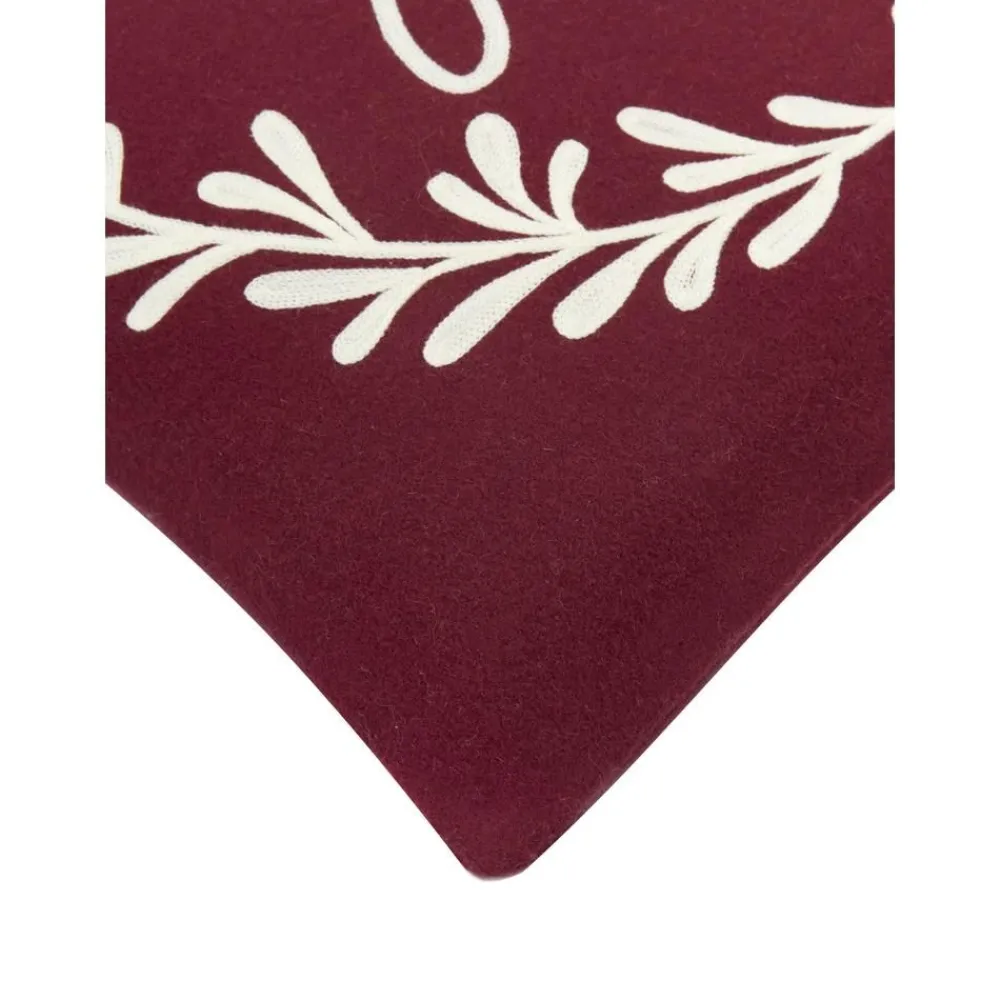 Copricuscino Ricamata Color Rosso Joy*Westwing Collection Online