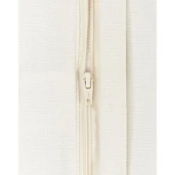 Copricuscino Ricamata In Velluto Bianco Crema Con Bordino Snowflake*Westwing Collection Sale