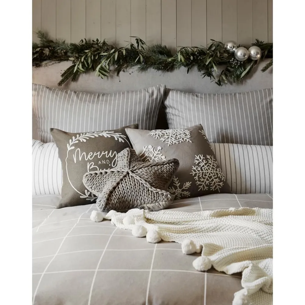 Copricuscino Ricamata Merry And Bright*Westwing Collection Sale