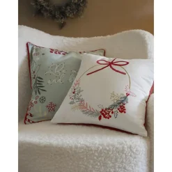 Copricuscino Ricamato Con Motivo Invernale Bright*Westwing Collection Clearance