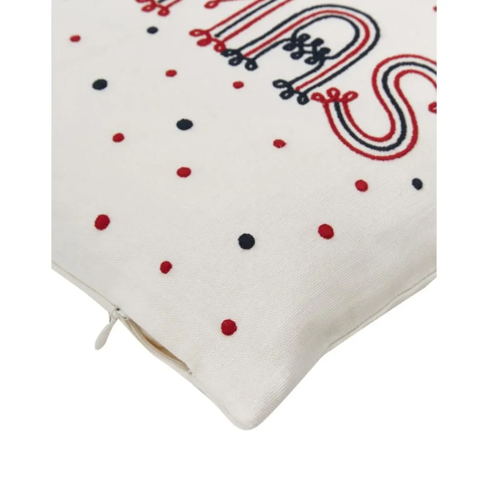 Copricuscino Ricamato Con Cuciture Decorative Invernali Fenna*Westwing Collection Clearance