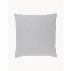 Copricuscino Strutturato In Lino Grigio Malia*Westwing Collection New