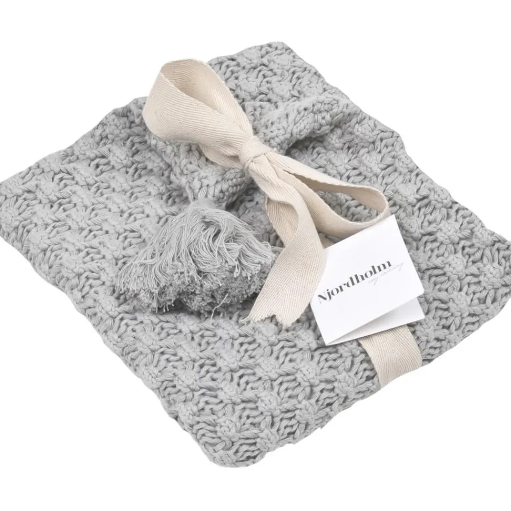 Copricuscino Tessuto A Maglia Con Nappine Astrid*Westwing Collection Hot