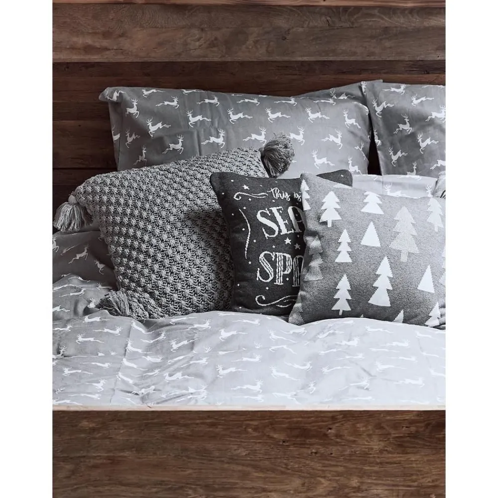 Copricuscino Tessuto A Maglia Con Nappine Astrid*Westwing Collection Hot