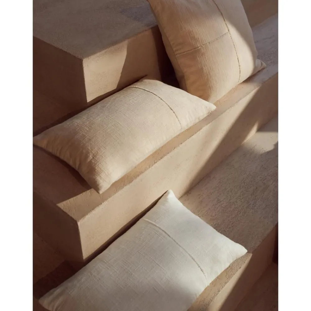 Copricusicno In Cotone Con Cuciture Decorative Terre*Westwing Collection Outlet