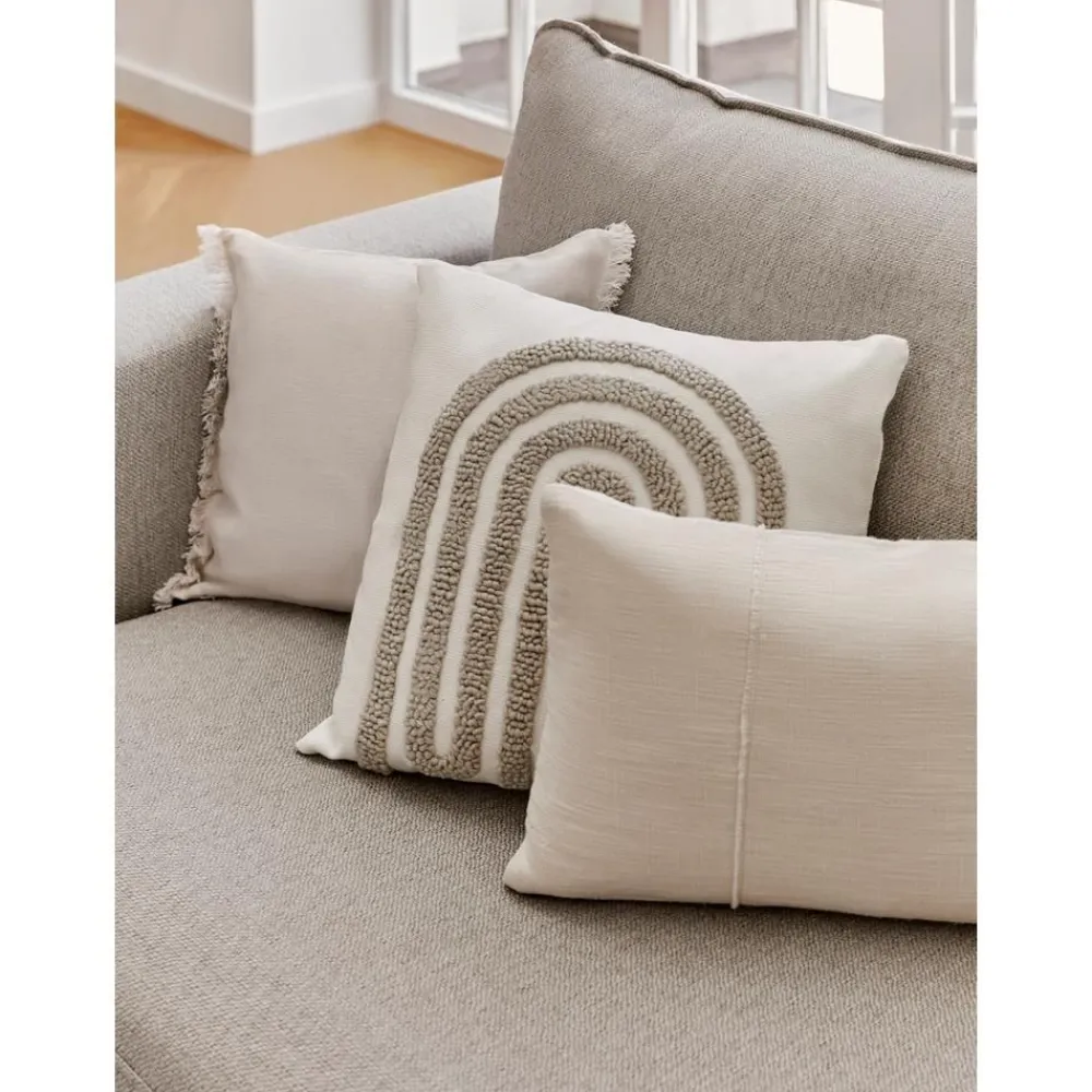 Copricusicno In Cotone Con Cuciture Decorative Terre*Westwing Collection Outlet