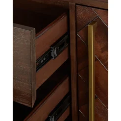 Credenza A Spina Di Pesce Con Ante E Finitura In Legno D'Acacia Class*Dutchbone New