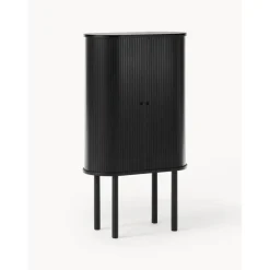 Credenza Alta Con Frontale Scanalato Calary*Westwing Collection Hot