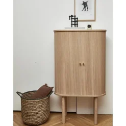 Credenza Alta Con Fronte Scanalato Calary*Westwing Collection Outlet