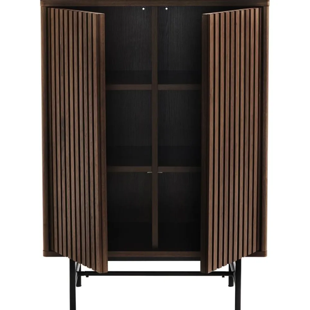 Credenza Alta Con Fronte Scanalato Rue*Ellos Home New