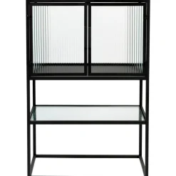 Credenza Alta Con Vetrate Scanalate Boli*Dutchbone Fashion