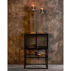 Credenza Alta Con Vetrate Scanalate Boli*Dutchbone Fashion