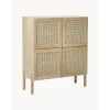 Credenza Alta In Legno Di Quercia Con Intreccio Viennese Jolie*Westwing Collection Hot
