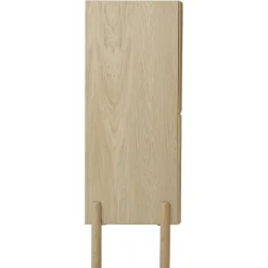 Credenza Alta In Legno Di Quercia Con Intreccio Viennese Jolie*Westwing Collection Hot