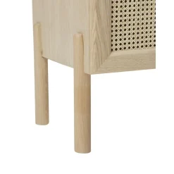 Credenza Alta In Legno Di Quercia Con Intreccio Viennese Jolie*Westwing Collection Hot