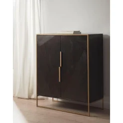 Credenza Alta In Legno Di Mango Massiccio Harry*Westwing Collection Discount