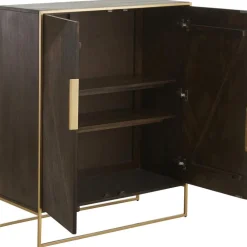 Credenza Alta In Legno Di Mango Massiccio Harry*Westwing Collection Discount