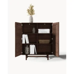 Credenza Alta In Legno Di Quercia Con Ante Diana*Westwing Collection Fashion