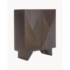 Credenza Alta In Legno Di Mango Massiccio Con Ante Louis*Westwing Collection Clearance