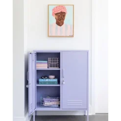 Credenza Alta In Metallo Midi*Mustard Made Fashion