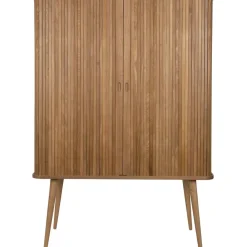 Credenza Alta Retro Con Ante Scorrevoli Scanalate Barbier*Zuiver Best