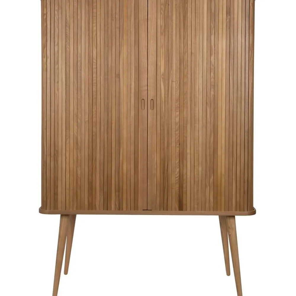 Credenza Alta Retro Con Ante Scorrevoli Scanalate Barbier*Zuiver Best
