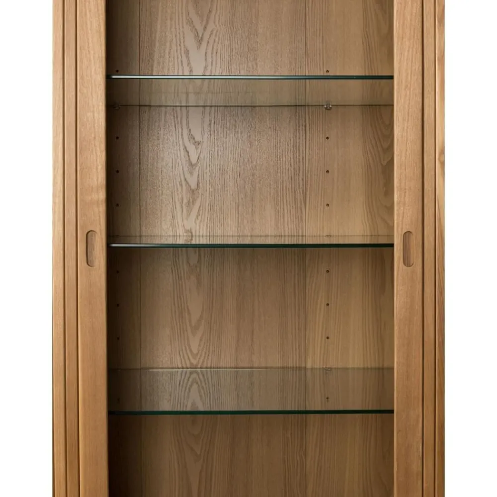 Credenza Alta Retro Con Ante Scorrevoli Scanalate Barbier*Zuiver Best