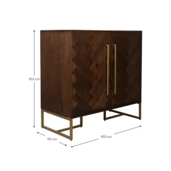 Credenza Bar A Spina Di Pesce Con Finitura In Legno Di Acacia Class*Dutchbone New