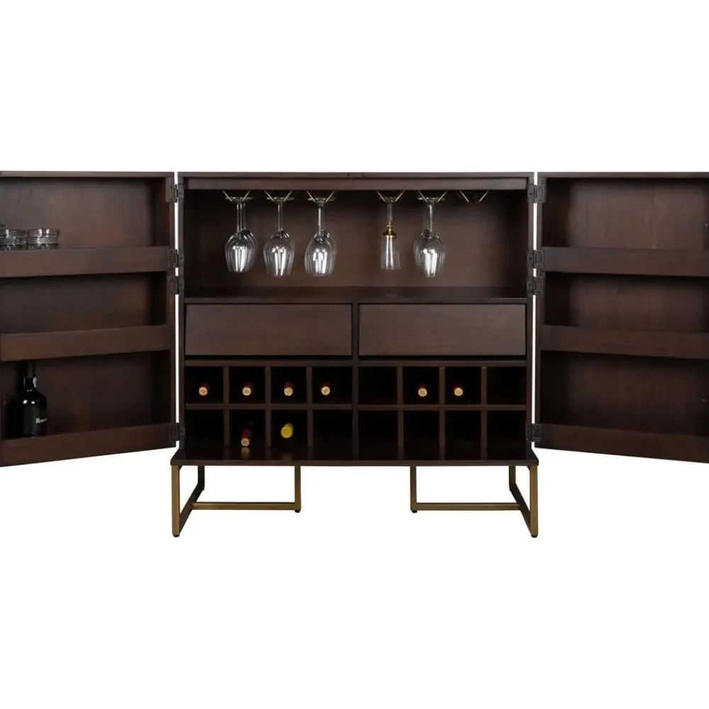 Credenza Bar A Spina Di Pesce Con Finitura In Legno Di Acacia Class*Dutchbone New