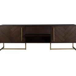 Credenza Bassa A Spina Di Pesce Con Finitura In Legno Di Acacia Class*Dutchbone Fashion