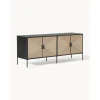 Credenza Bassa Con Ante In Legno Di Mango Massiccio June*Westwing Collection New