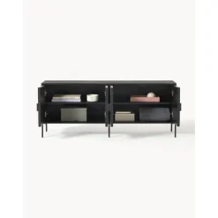 Credenza Bassa Con Ante In Legno Di Mango Massiccio June*Westwing Collection New