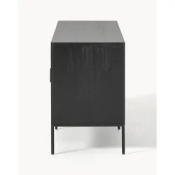 Credenza Bassa Con Ante In Legno Di Mango Massiccio June*Westwing Collection New