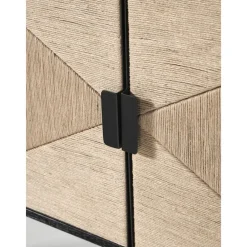 Credenza Bassa Con Ante In Legno Di Mango Massiccio June*Westwing Collection New