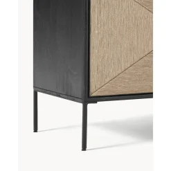 Credenza Bassa Con Ante In Legno Di Mango Massiccio June*Westwing Collection New