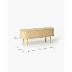 Credenza Bassa Con Fronte Scanalato Calary*Westwing Collection Hot