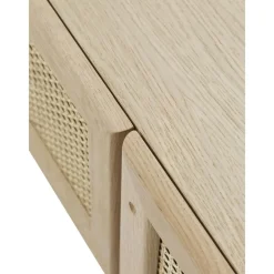 Credenza Bassa In Legno Di Quercia Con Intreccio Viennese Jolie*Westwing Collection Outlet