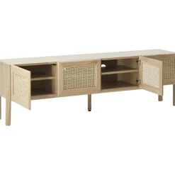 Credenza Bassa In Legno Di Quercia Con Intreccio Viennese Jolie*Westwing Collection Outlet