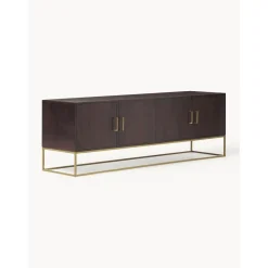 Credenza Bassa In Legno Di Mango Massiccio Lyle*Westwing Collection New