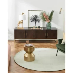 Credenza Bassa In Legno Di Mango Massiccio Lyle*Westwing Collection New