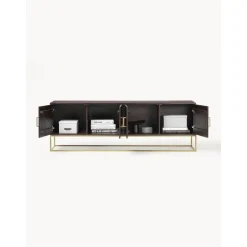 Credenza Bassa In Legno Di Mango Massiccio Lyle*Westwing Collection New